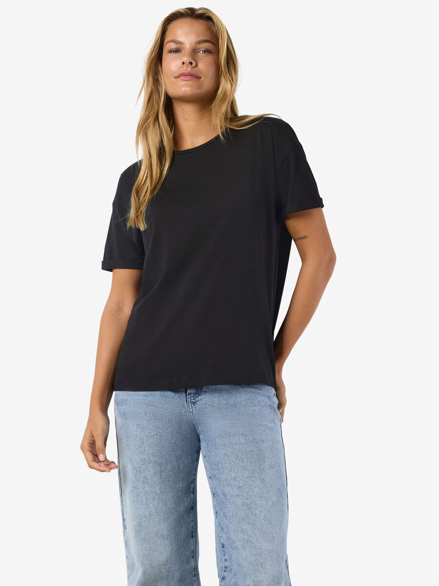 Product tile image - RUNDHALS T-SHIRT, Black | 27010978_Black