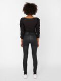 Noisy May NMLUCY NORMAL WAIST COATED TROUSERS, Black, highres - 27012453_Black_004.jpg