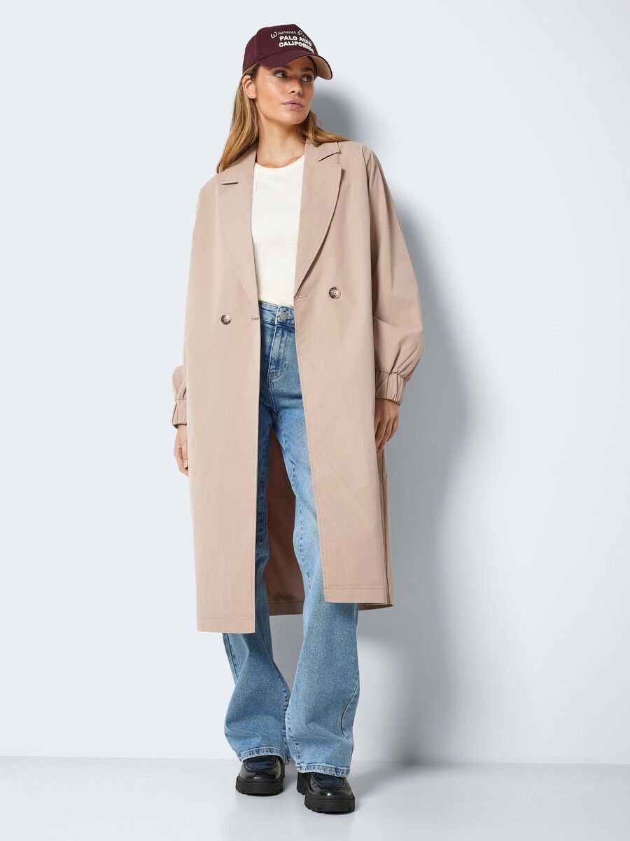 moeilijk Verschrikking bibliotheek LANG TRENCHCOAT (Beige) | Noisy May®