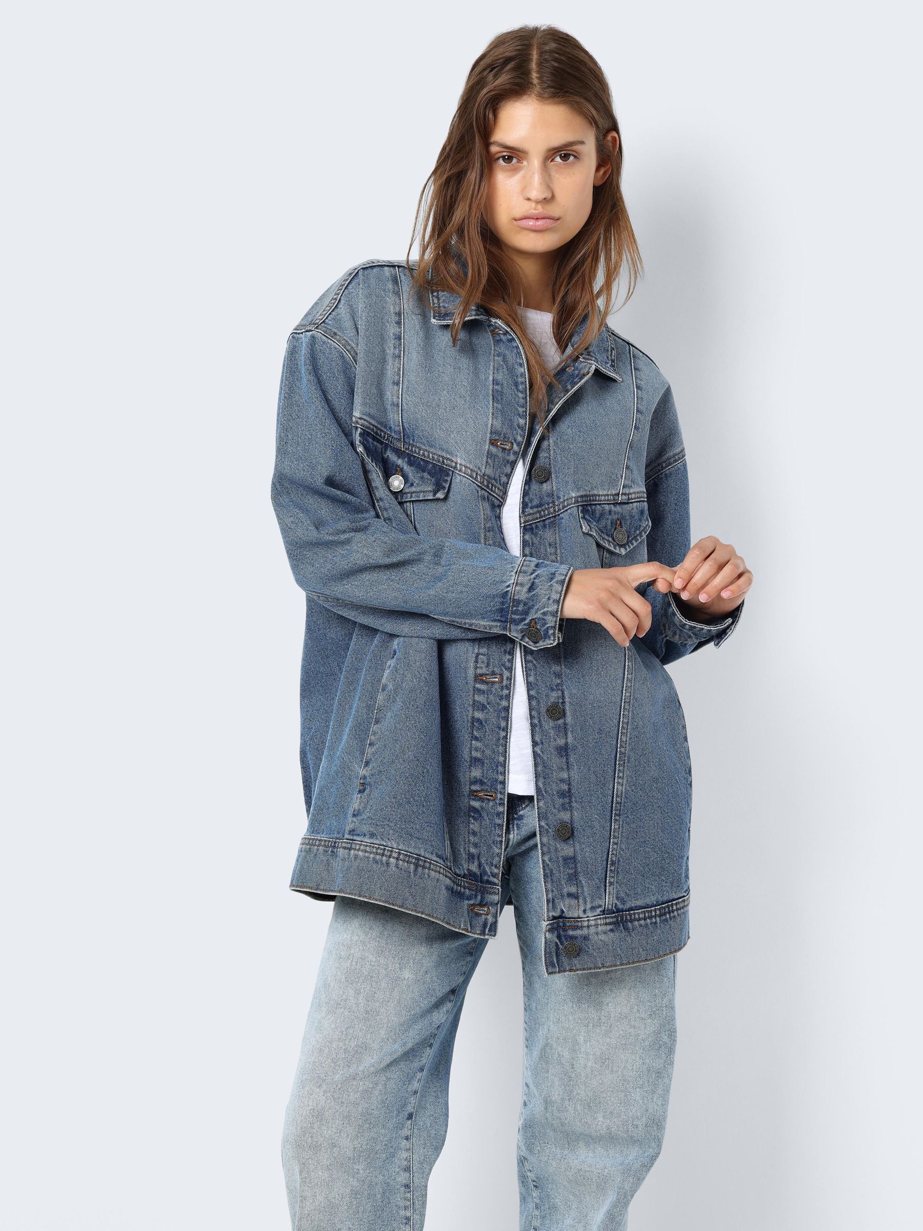 OVERSIZED DENIM JACKET Blue NOISY MAY
