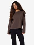 Product image thumbnail 1 DŁUGIE RĘKAWY TOP, Chocolate Brown