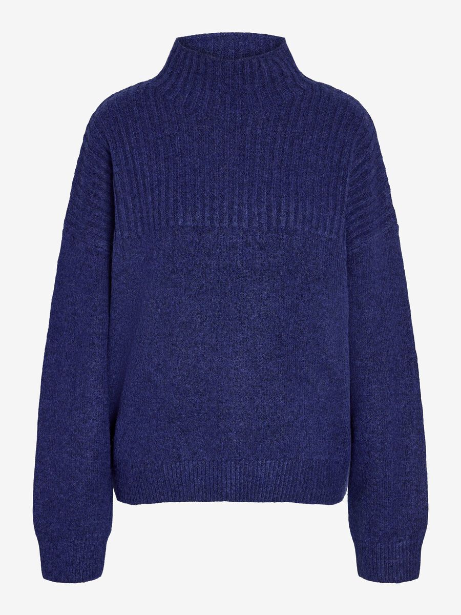 Carousel image - KNITTED JUMPER, Mazarine Blue | 2