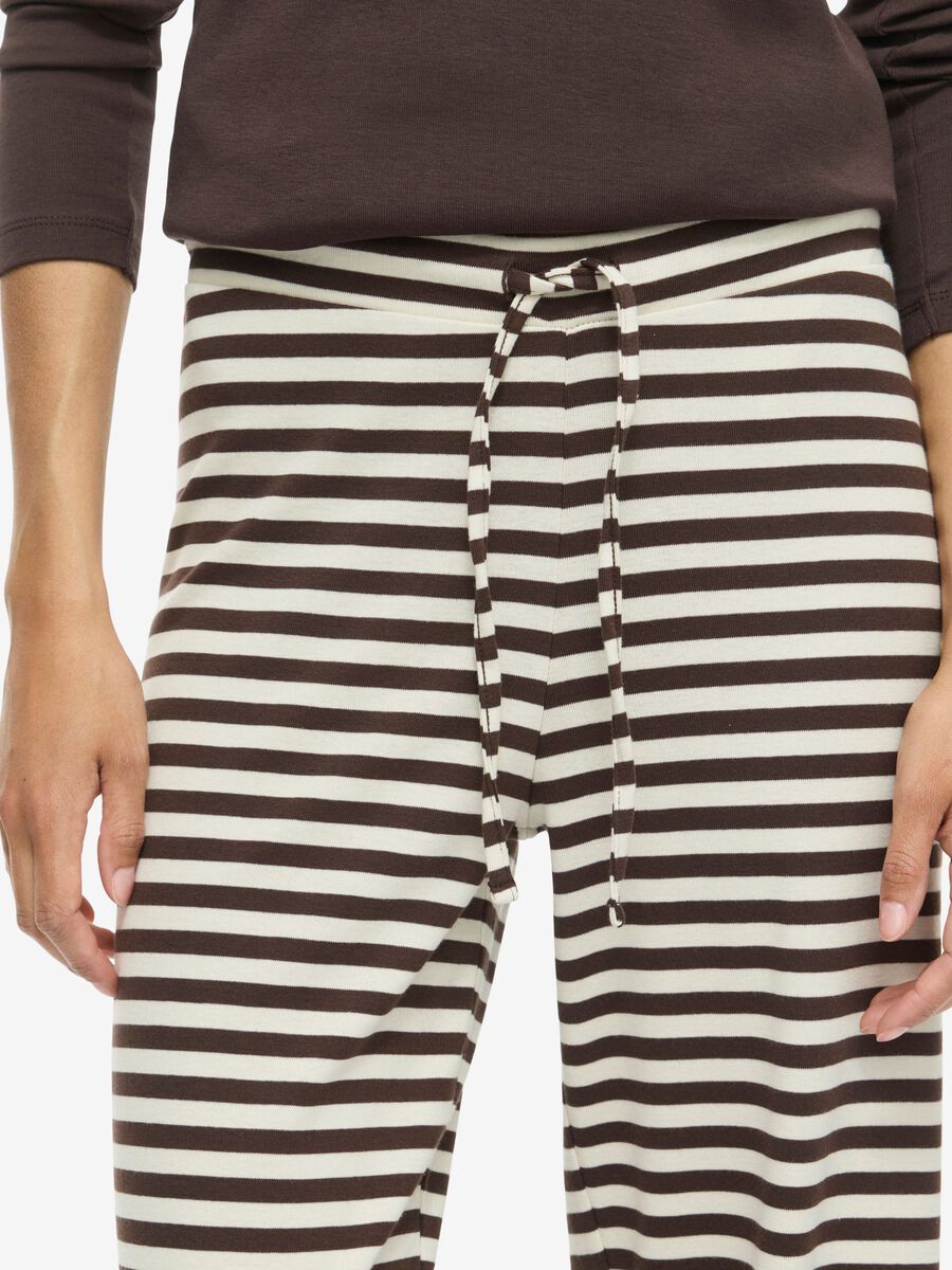 Carousel image - NMSTORMI  WIDE-LEG TROUSERS, Hot Fudge | 5