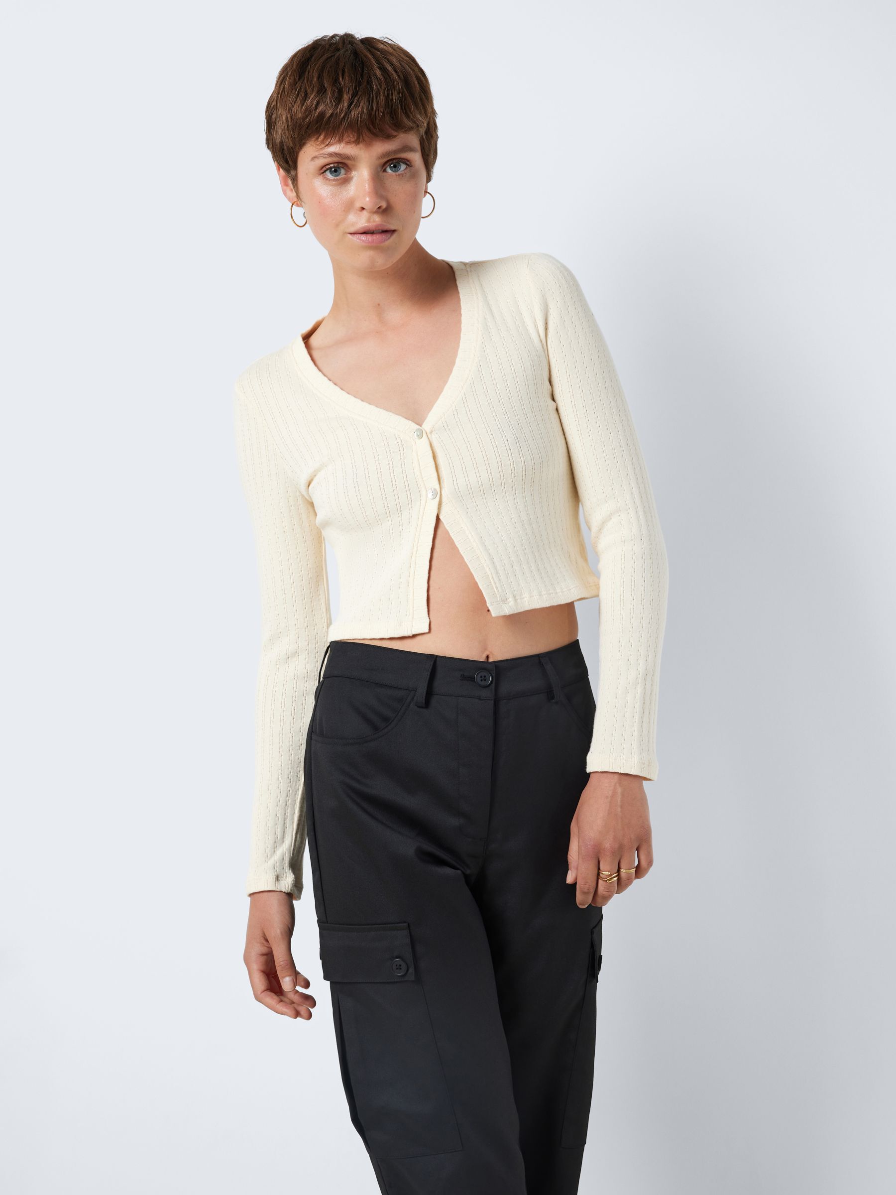 Ivory short cardigan store