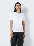 Noisy May COL ROND T-SHIRT, Bright White, highres - 27010978_BrightWhite_003.jpg