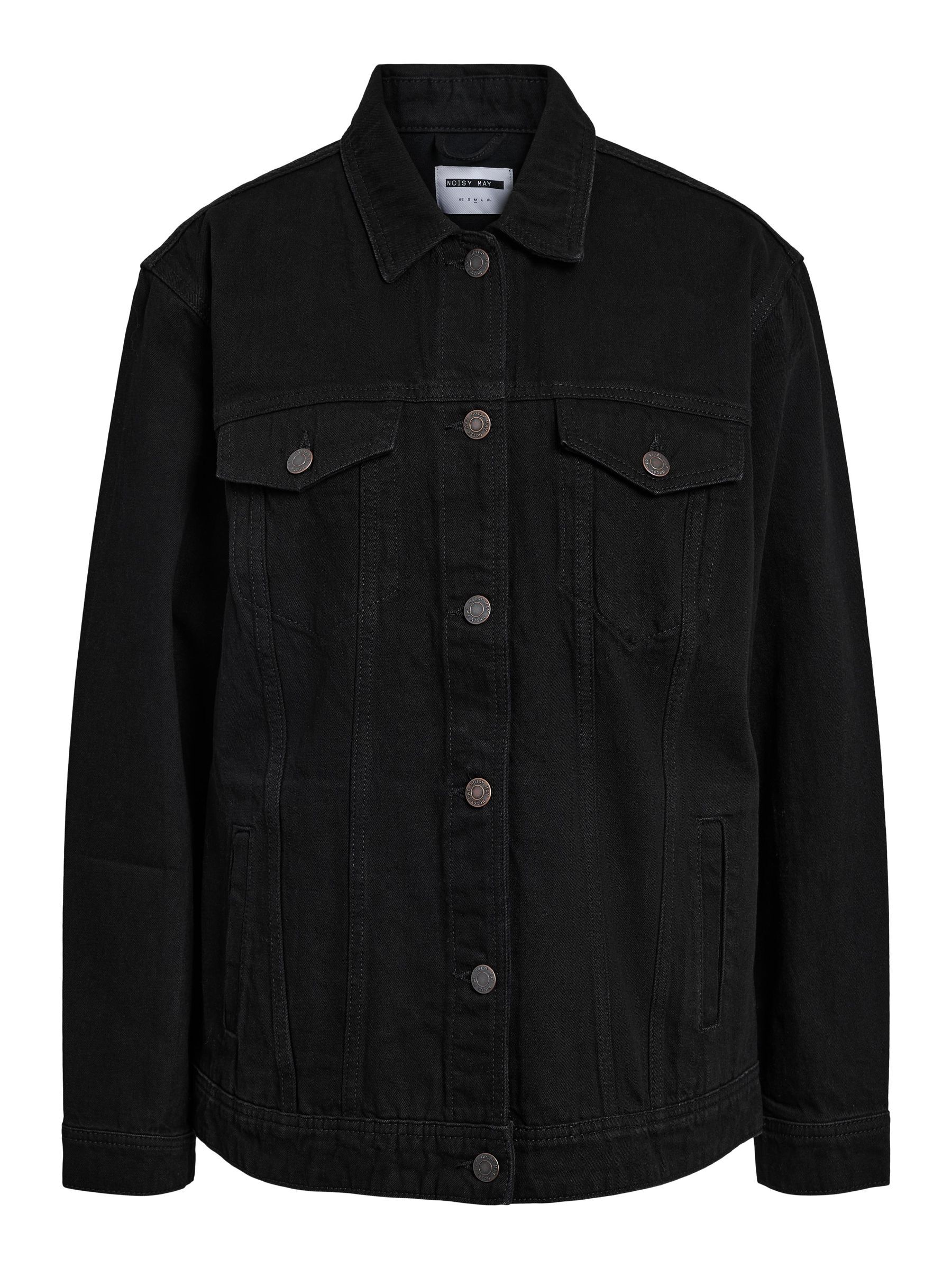 OVERSIZE DENIM JACKET Black NOISY MAY