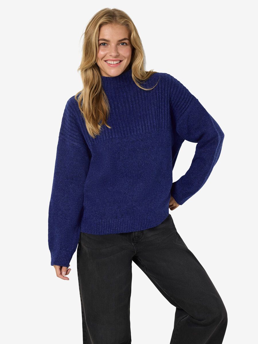 Product carousel image - KNITTED JUMPER, Mazarine Blue | 2