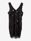 Product image thumbnail - PAILLETTE MINI-ROBE, Black | 2