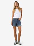 Product image thumbnail - REGULAR WAIST DENIM SHORT, Medium Blue Denim | 5