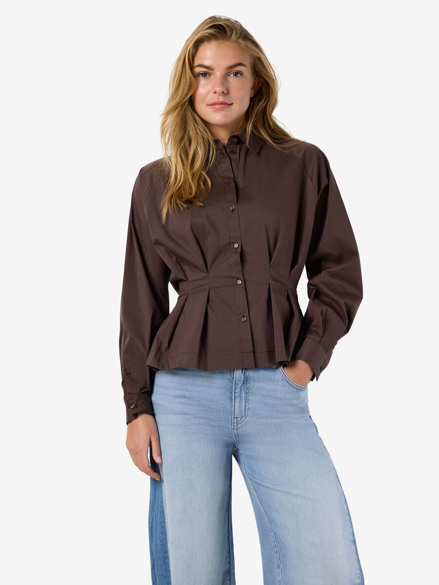 Product tile image - NMPAMILA  SHIRT, Chocolate Brown | 27034666_ChocolateBrown