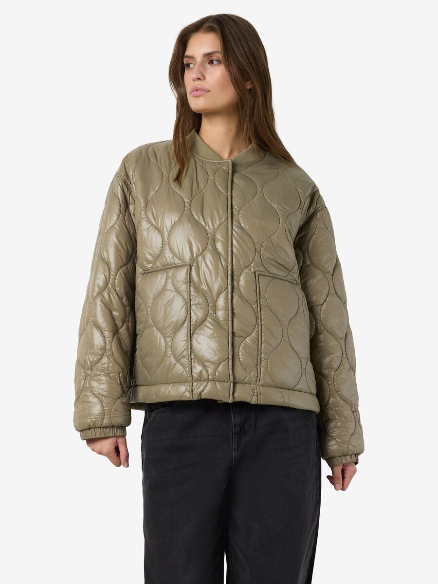 Product tile image - NMALLIE  QUILTED JACKET, Mermaid | 27036773_Mermaid_1249396