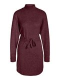 Product image thumbnail - CURVE KNITTED MINI DRESS, Windsor Wine | 1