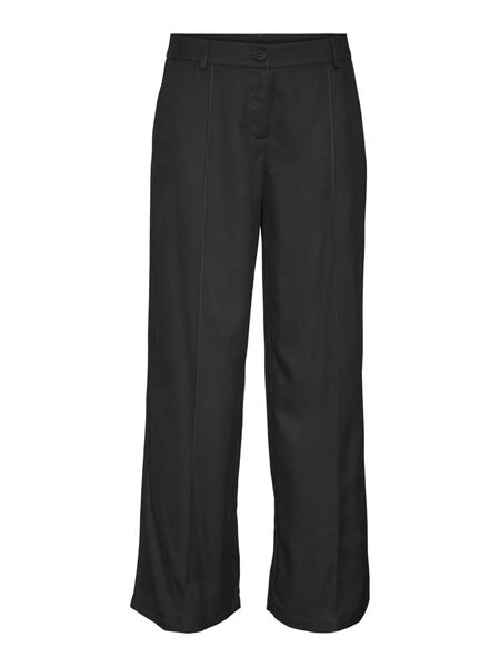 Noisy May LOW WAISTED WIDE LEG TROUSERS, Black, highres - 27022969_Black_001.jpg