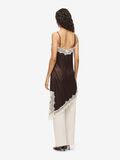 Product image thumbnail - EN SATIN ROBE NUISETTE, Chocolate Brown | 4