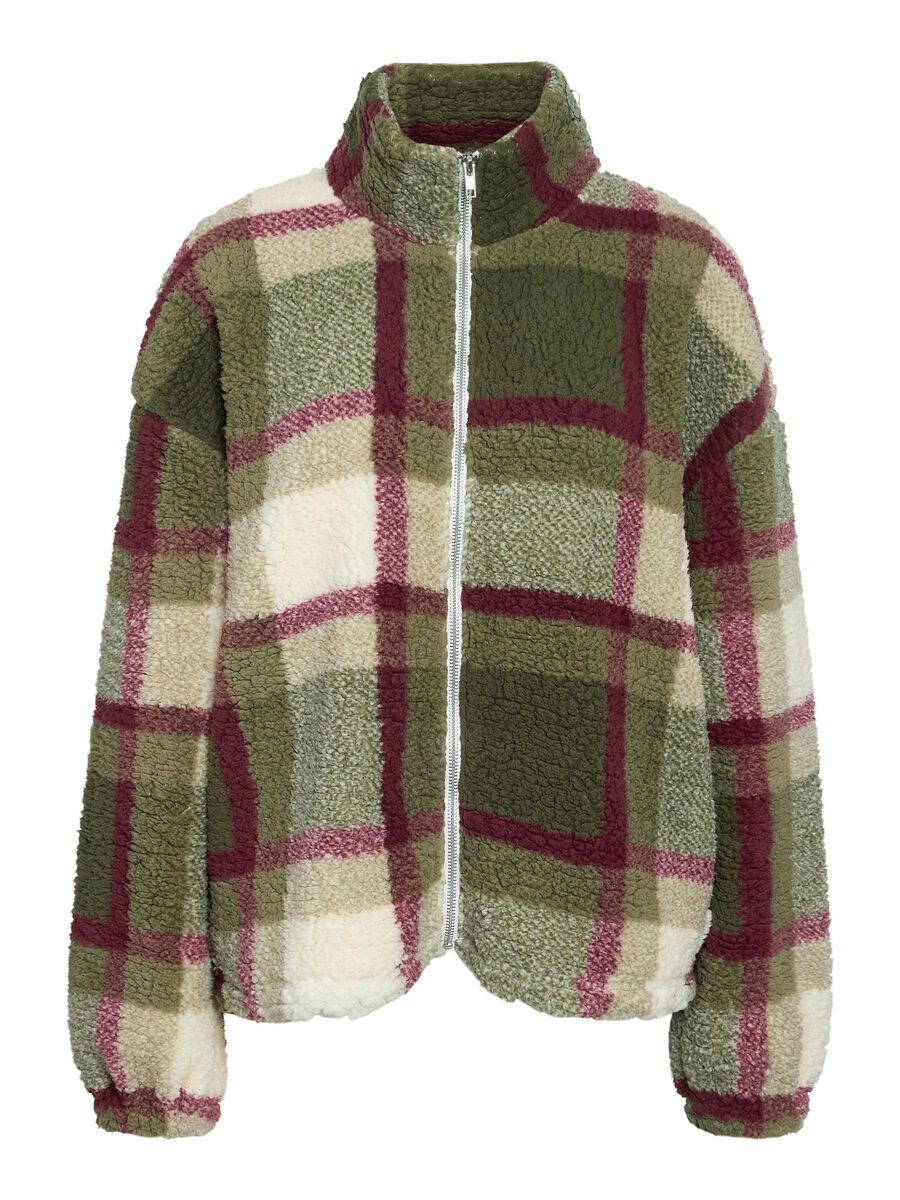 Noisy May PATTERNED FLEECE JACKET, Eggnog, highres - 27032212_Eggnog_1229478_001.jpg