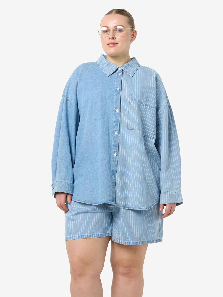 Noisy May CURVE TO-TONET DENIMSKJORTE, Light Blue Denim, highres - 27034837_LightBlueDenim_003.jpg