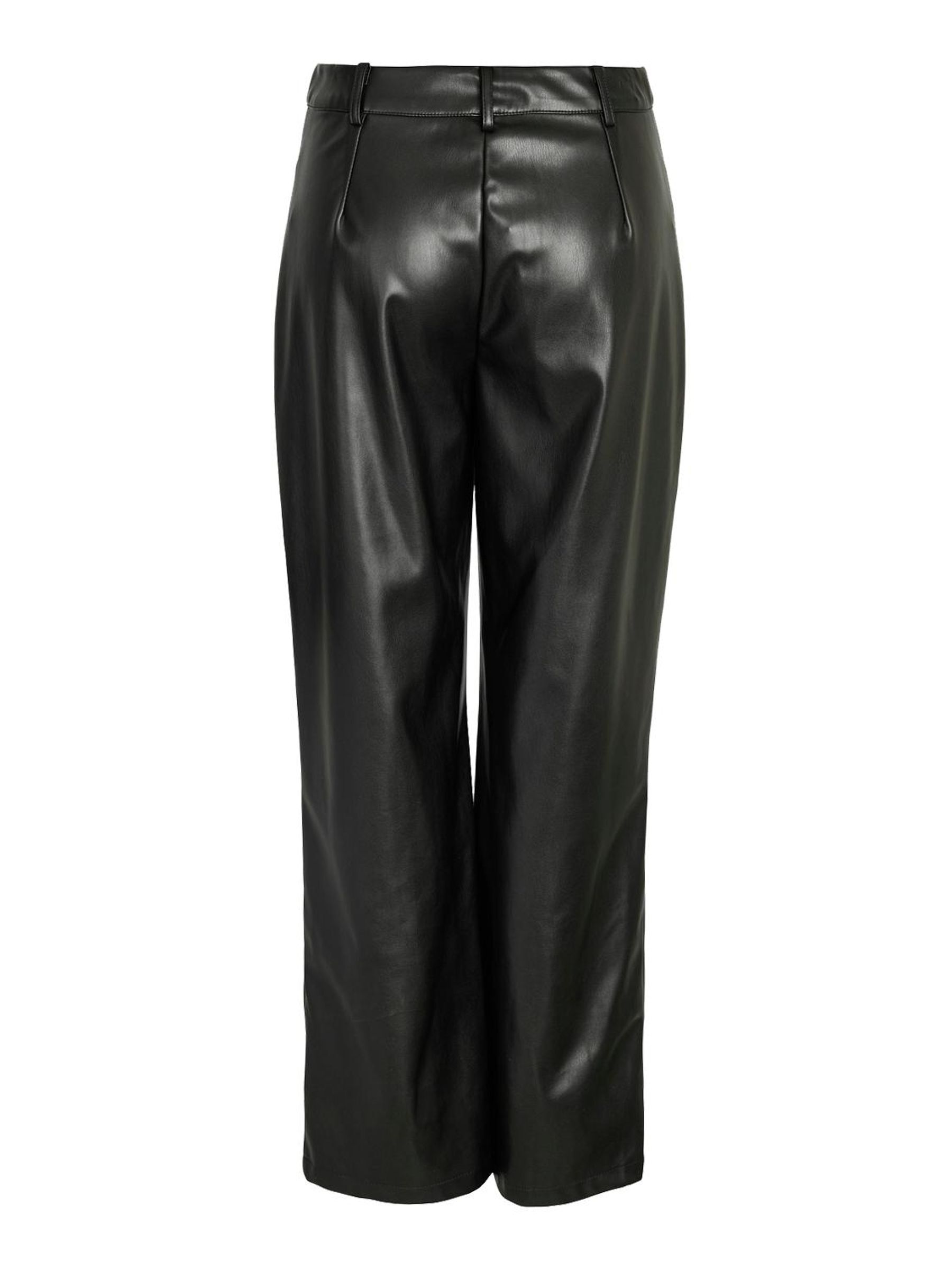 High waisted pleather sale pants