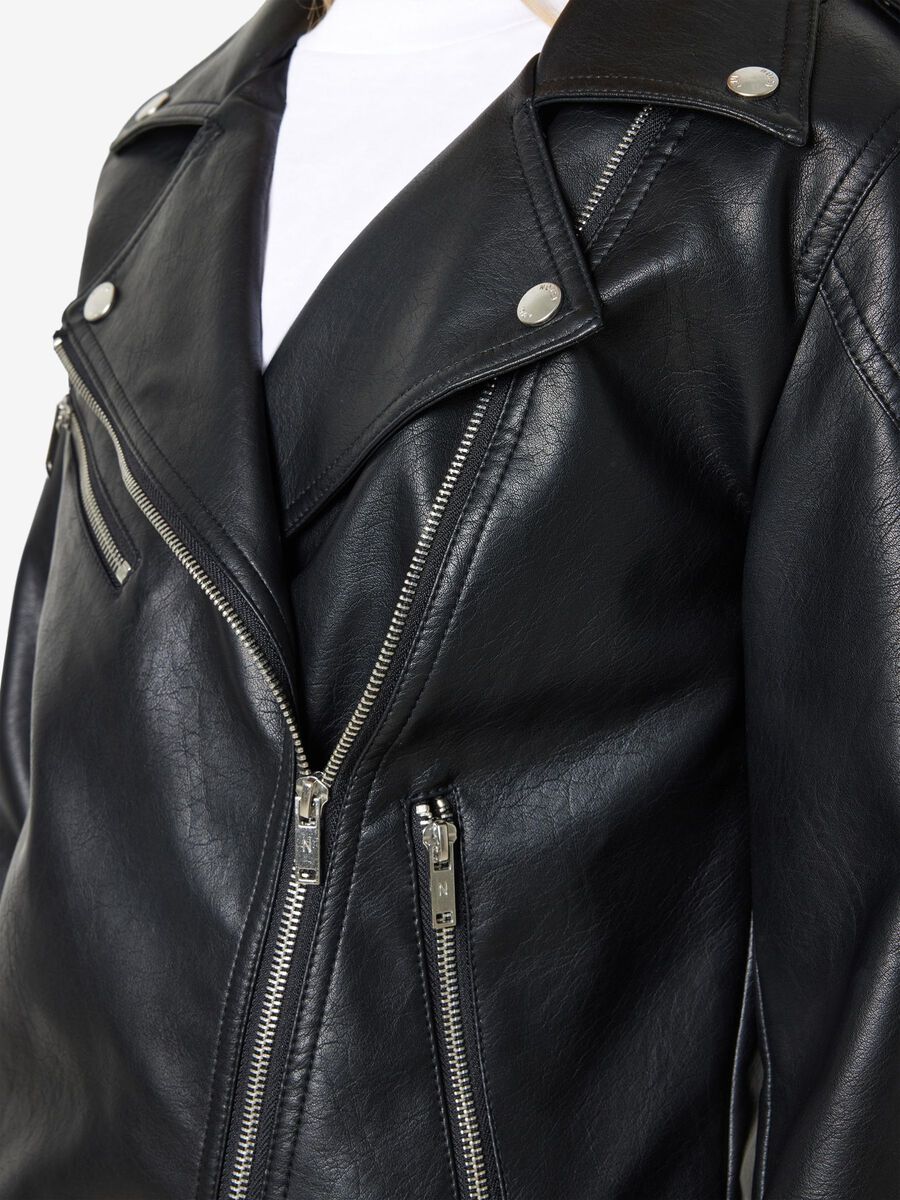 Carousel image - COATED JACKET, Black | 5