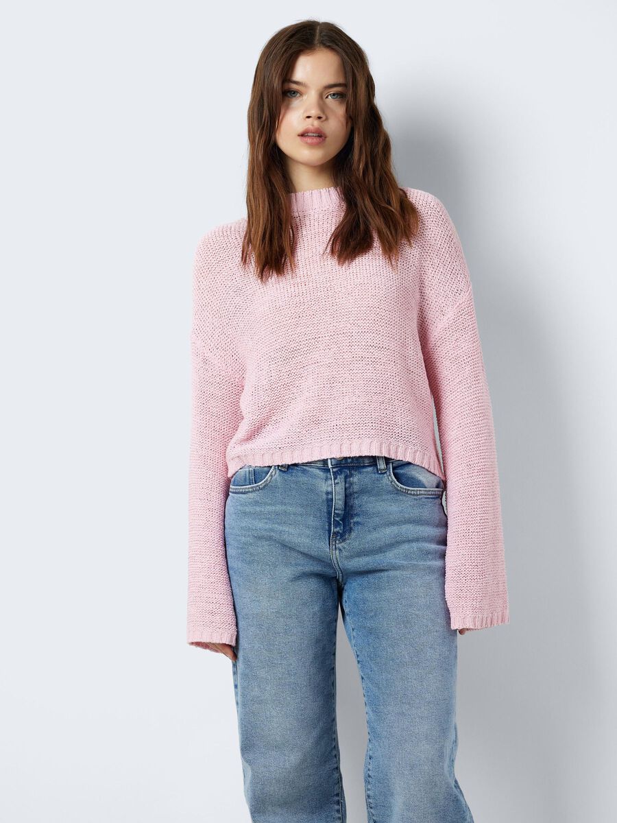Noisy May CROPPED STRIKKET PULLOVER, Pirouette, highres - 27030384_Pirouette_003.jpg