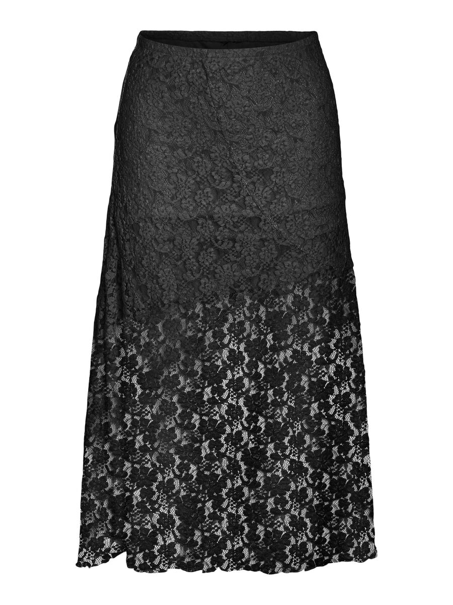 Carousel image 2 NMMIRIAM LACE MIDI DRESS, Black