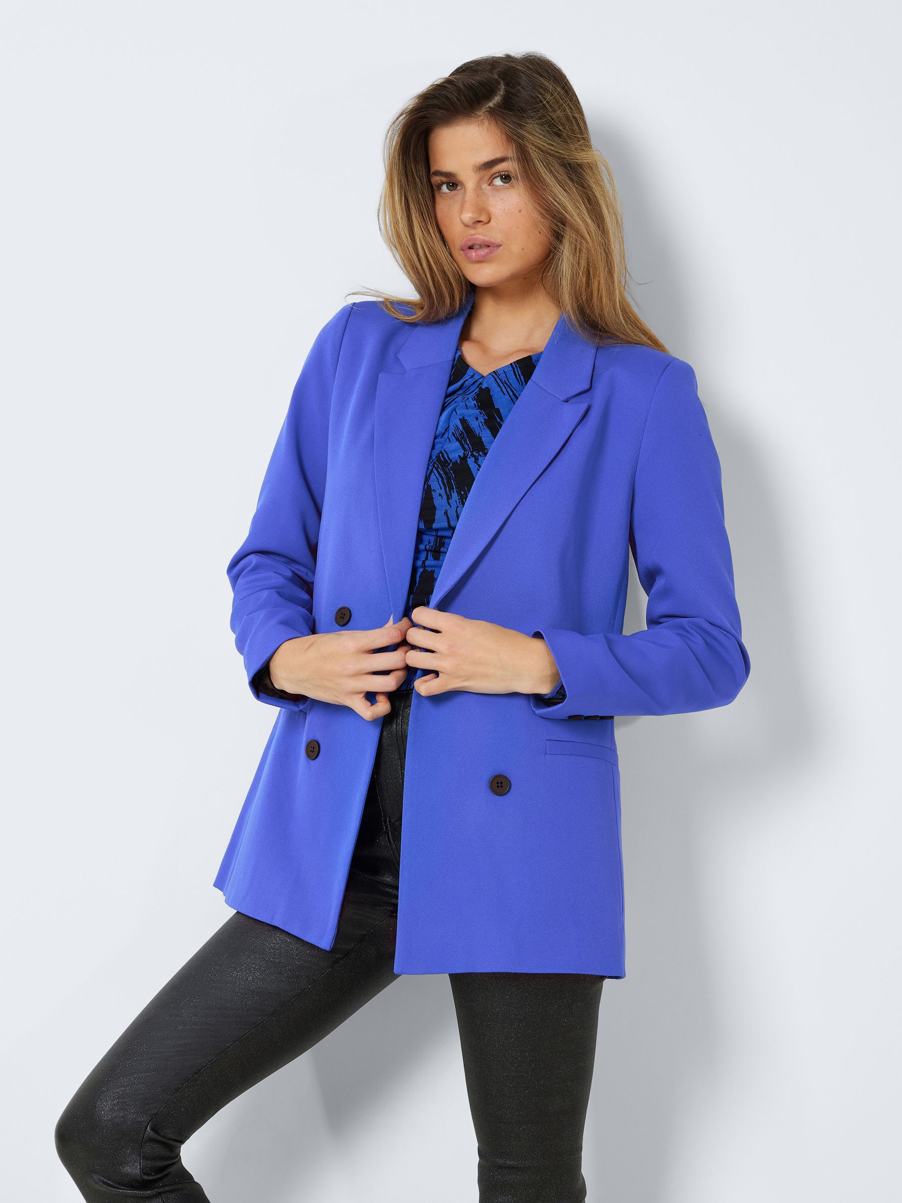 LONG BLAZER Blue NOISY MAY