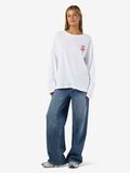 Product image thumbnail - NMIDA  LONG-SLEEVED T-SHIRT, Bright White | 4