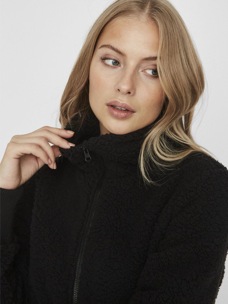 Carousel image - TEDDY JACKET, Black | 5