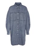 Product image thumbnail - NMENZA DENIM DRESS, Medium Blue Denim | 2