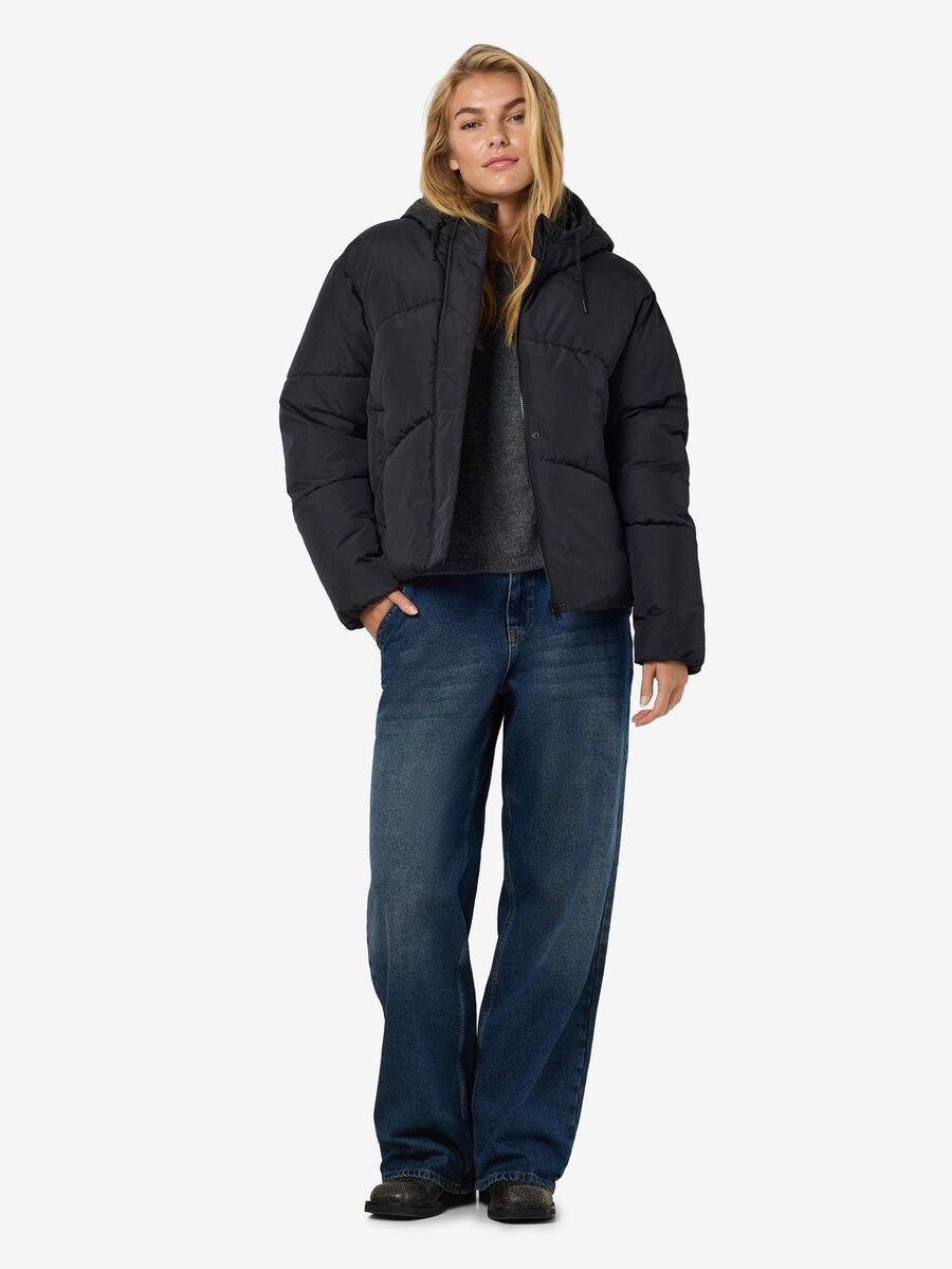 Carousel image - COURTE VESTE REMBOURRÉE, Black | 4