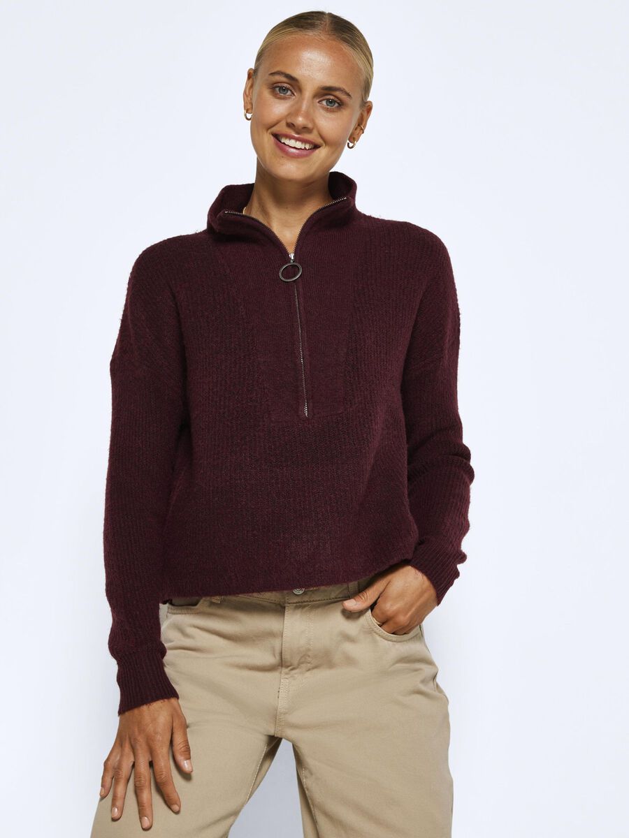 Noisy May NMALICE KNITTED PULLOVER, Windsor Wine, highres - 27015021_WindsorWine_007.jpg
