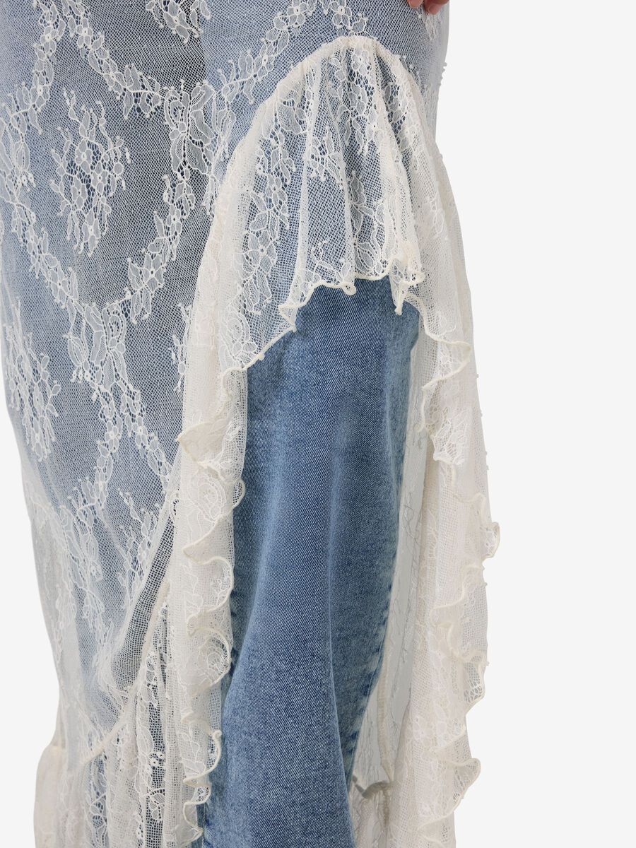 Carousel image - DENTELLE JUPE LONGUE, Cloud Dancer | 5