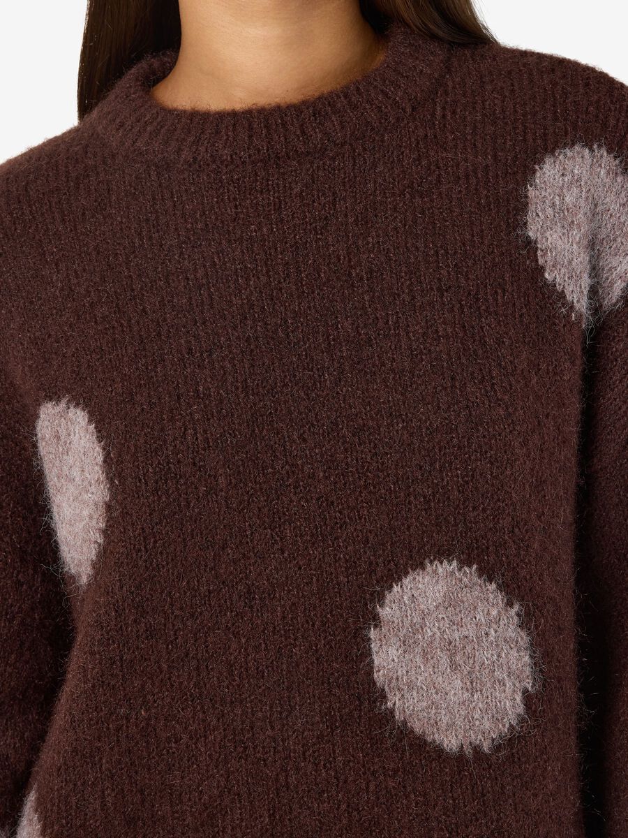 Carousel image - NMSUTTON JUMPER, French Roast | 5