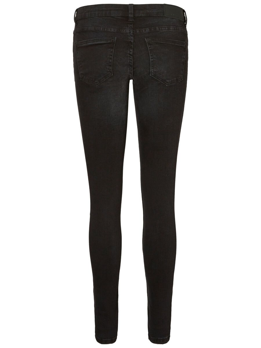 Carousel image - NMEVE - À TAILLE BASSE JEAN SKINNY, Black | 7