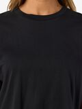 Product image thumbnail - SHORT SLEEVED SEMI CROPPED TOP, Black | 5