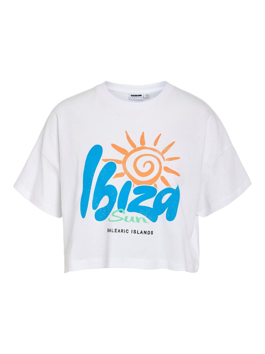 Noisy May PRINTED CROPPED T-SHIRT, Bright White, highres - 27035910_BrightWhite_1227445_001.jpg
