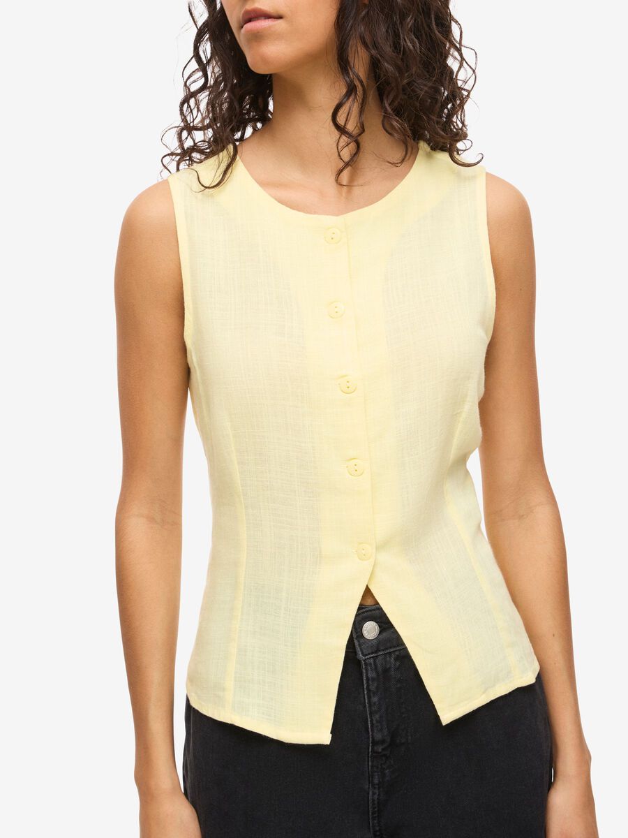 Carousel image - NMLEILANI  TOP, French Vanilla | 5