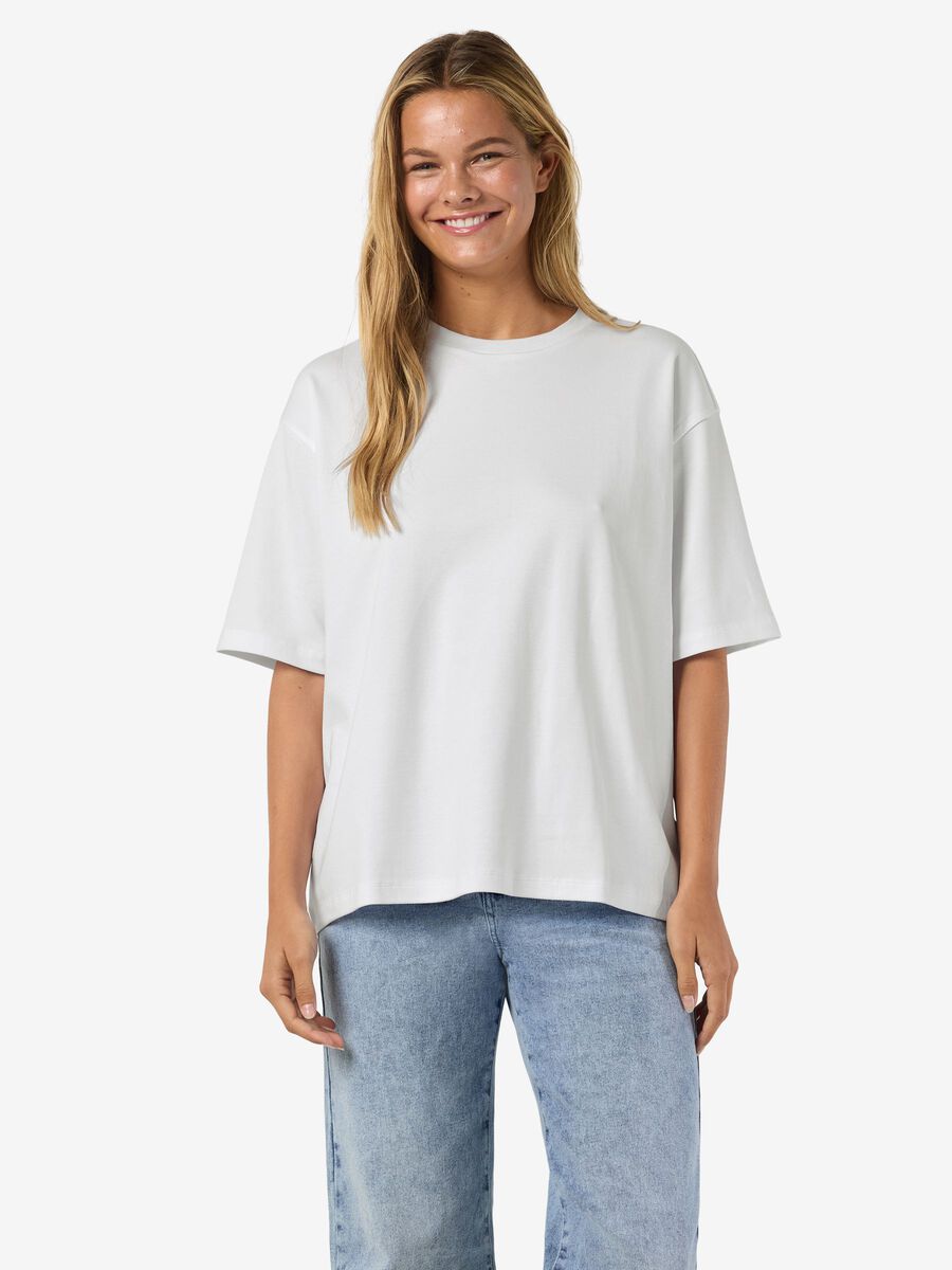 Product tile image - NMKIM T-SHIRT, Bright White | 27036431_BrightWhite