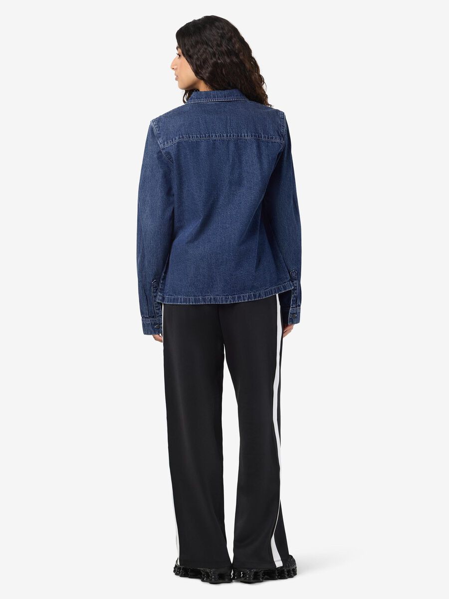 Carousel image - DENIM SHIRT, Medium Blue Denim | 3