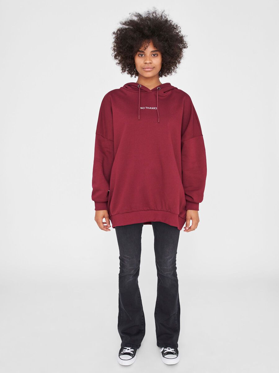 Noisy May OVERSIZE HOODIE, Zinfandel, highres - 27013779_Zinfandel_824253_003.jpg