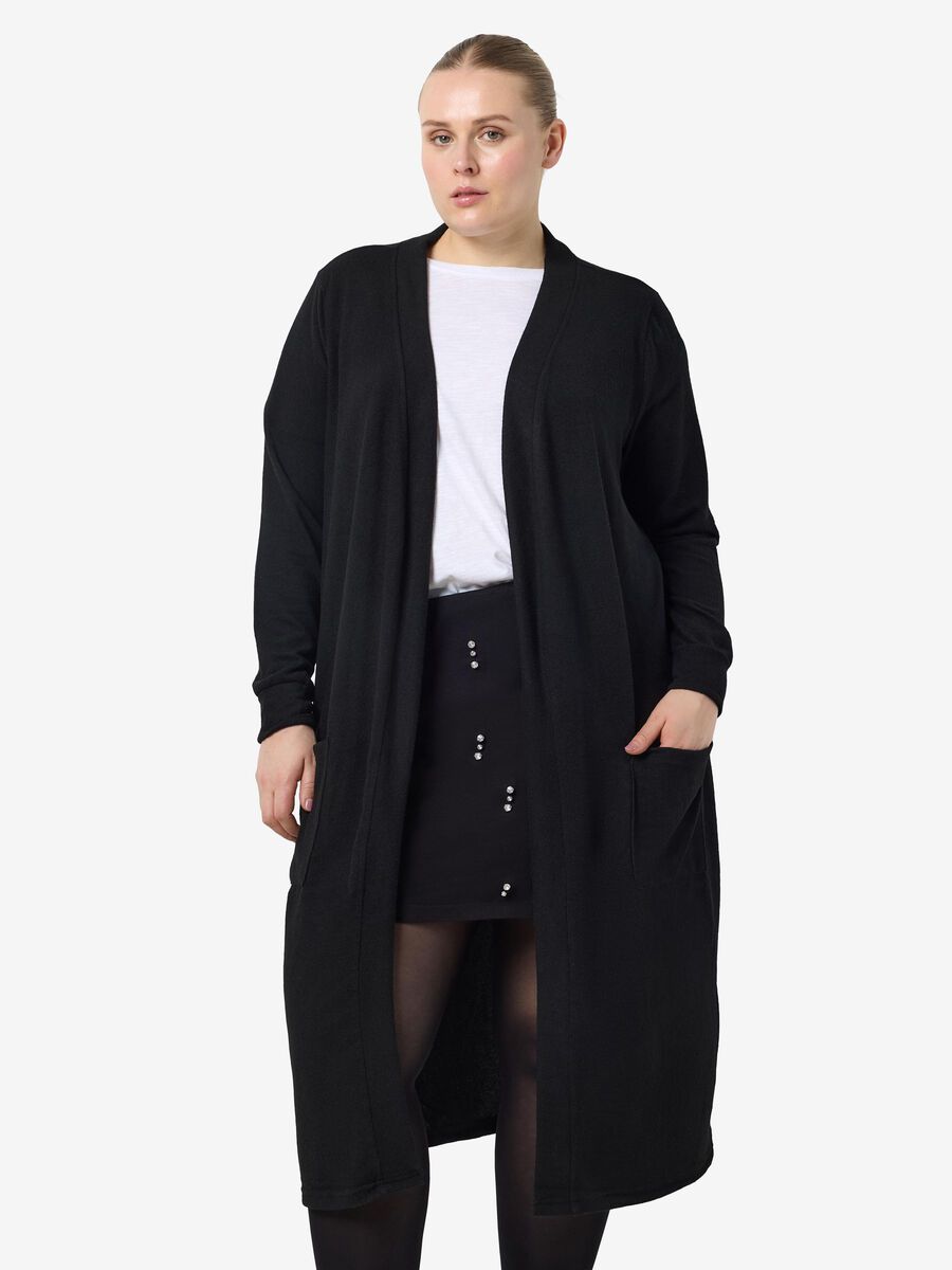Noisy May CURVE - LONG CARDIGAN, Black, highres - 27014104_Black_003.jpg