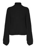Noisy May HIGH NECK KNITTED PULLOVER, Black, highres - 27012561_Black_001.jpg