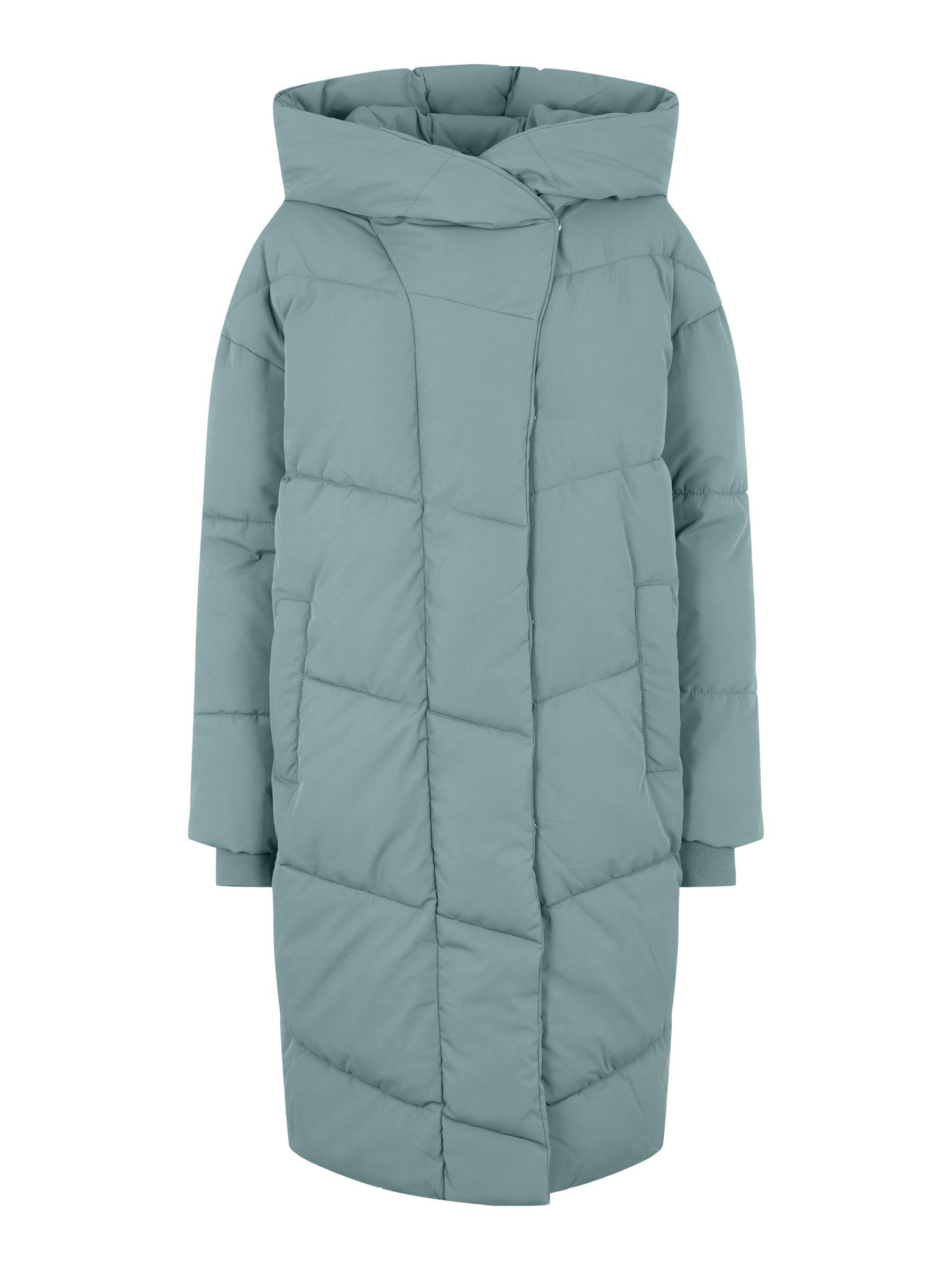 NMTALLY LONG PUFFER JACKET Green NOISY MAY