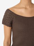 Product image thumbnail - NMQUINN STRICKOBERTEIL, Chocolate Brown | 5