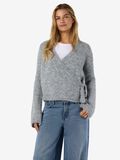 Product image thumbnail - NMSUTTON CARDIGAN, Light Grey Melange | 1