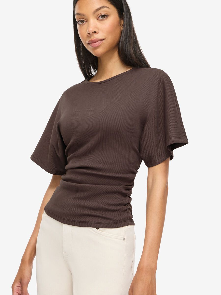Product tile image - NMABBI T-SHIRT, Chocolate Brown | 27037526_ChocolateBrown