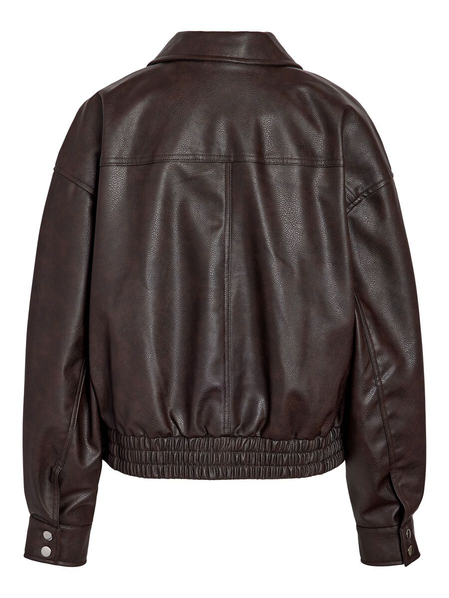 Carousel image 2 NMVIVIA PU BOMBER JACKET, Demitasse