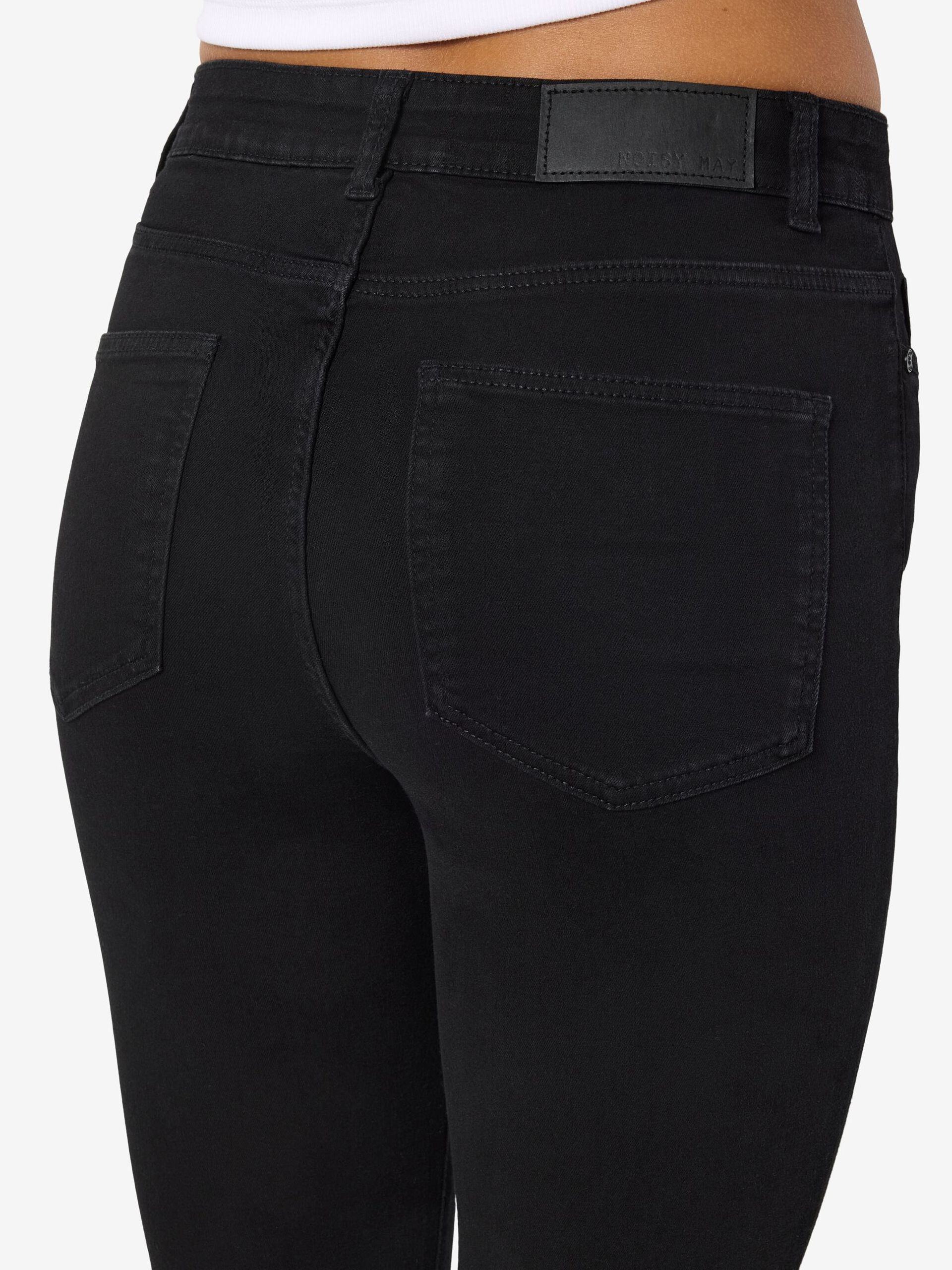 Carousel image - NMSALLIE FLARED JEANS, Black | 9