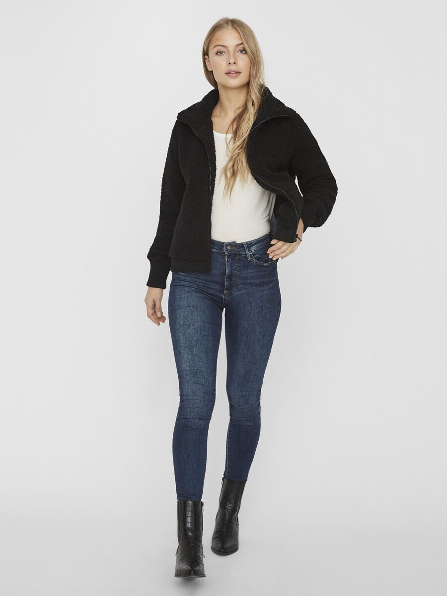 Carousel image - TEDDY JACKET, Black | 3