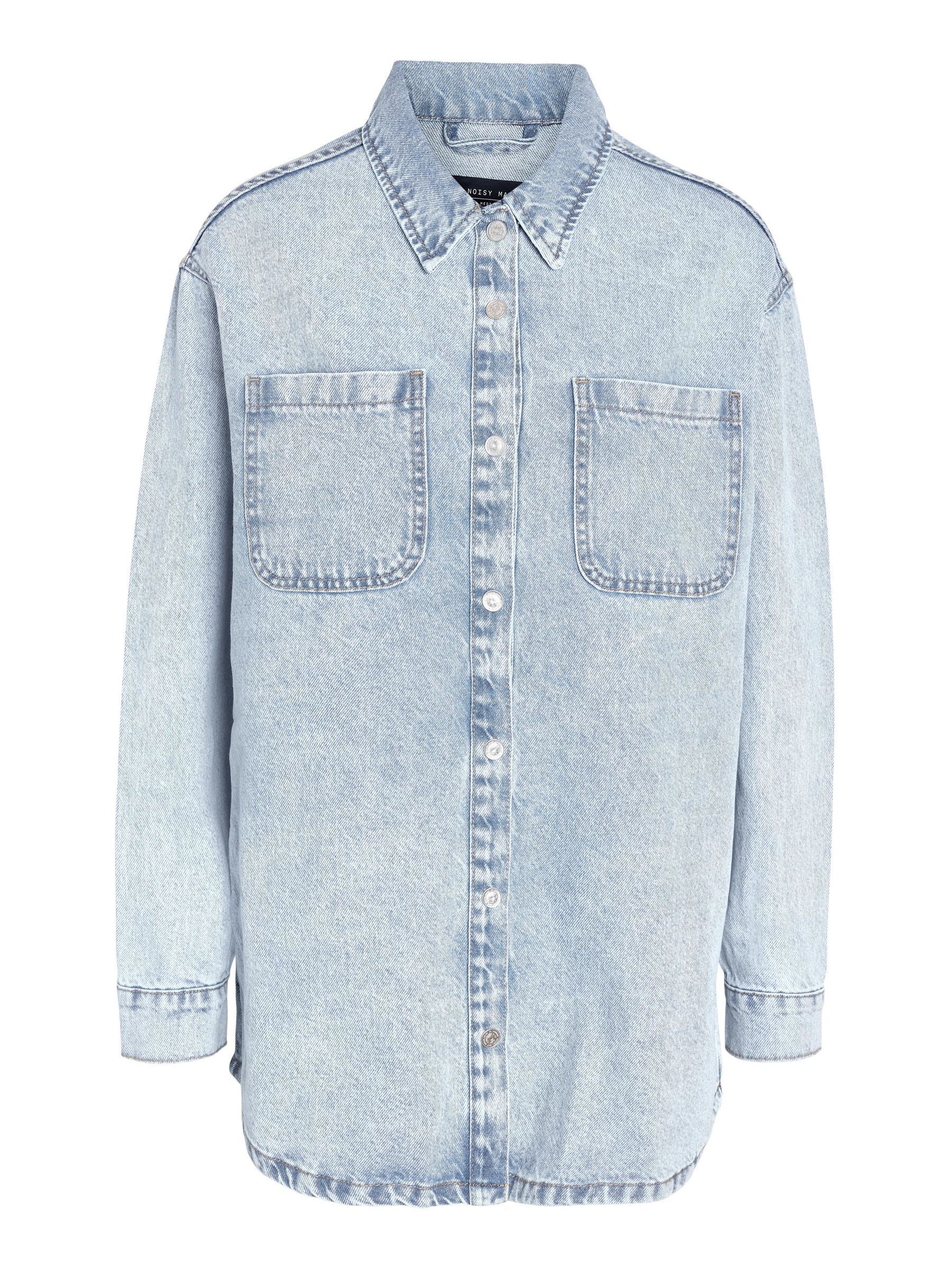 DENIM SHIRT JACKET Blue NOISY MAY