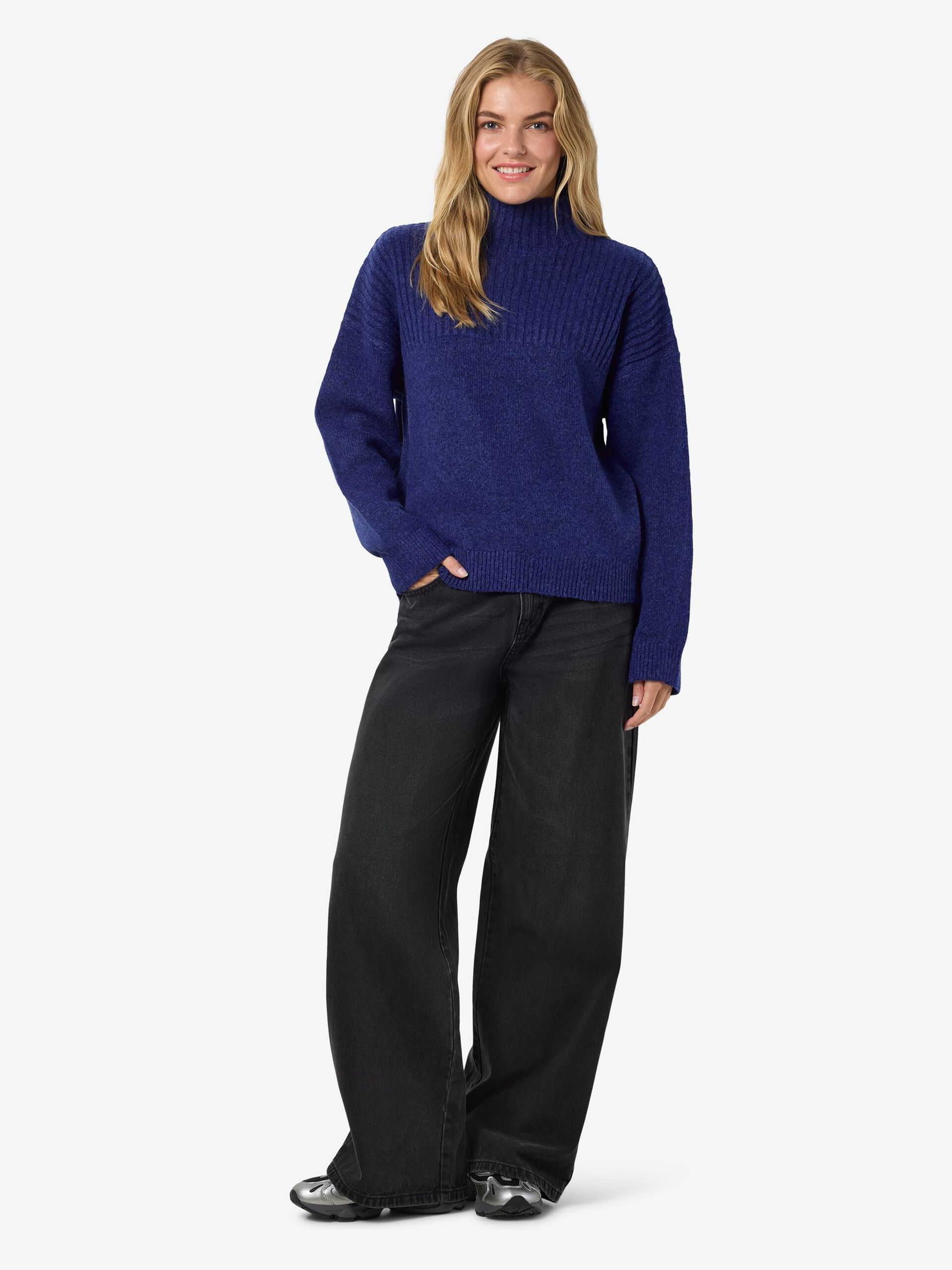 Carousel image - KNITTED JUMPER, Mazarine Blue | 4